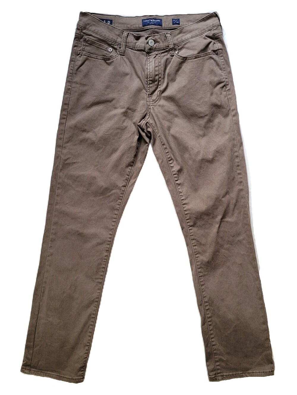 Lucky Brand 410 Men's 30x30 Brown Slim Stretch Jeans